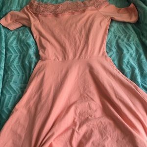 Peach Dress